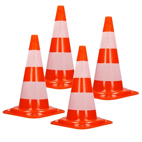 Verkehrsleitkegel warnhut - 4x,