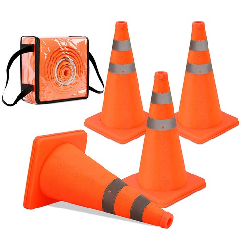 Faltbare warnkegel - 4x,
