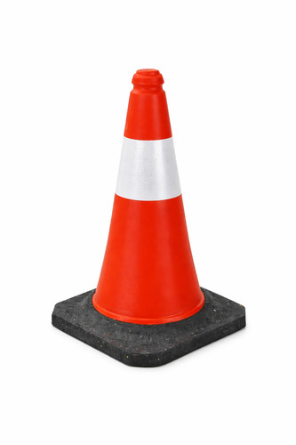Verkehrskegel rot weiß - 51, rot/weiß