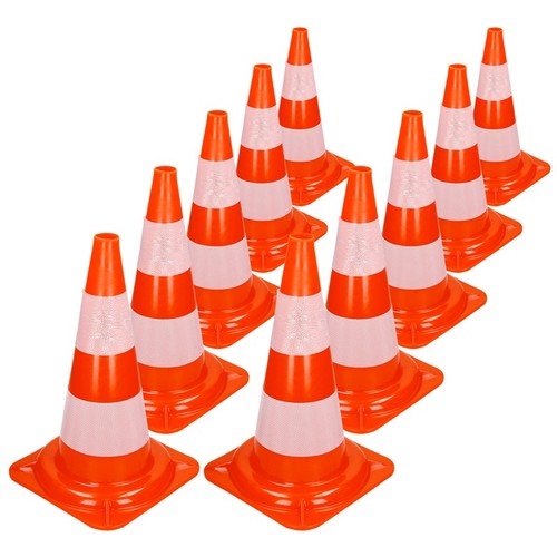 10er set verkehrskegel pylone - verkehrskegel,