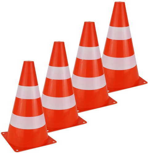 4er set pylonen verkehrskegel - set,